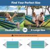 Portable Double Tree Hammock – 2-Person Brazilian Camping Hammock with Carry Bag