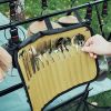 Outdoor Camping Cutlery Set With Storage Bag