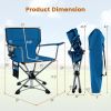 360° Swivel Foldable Camping Chair
