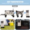 Foldable Wagon with Extended Tailgate - Extra Long Extender Wagon Cart